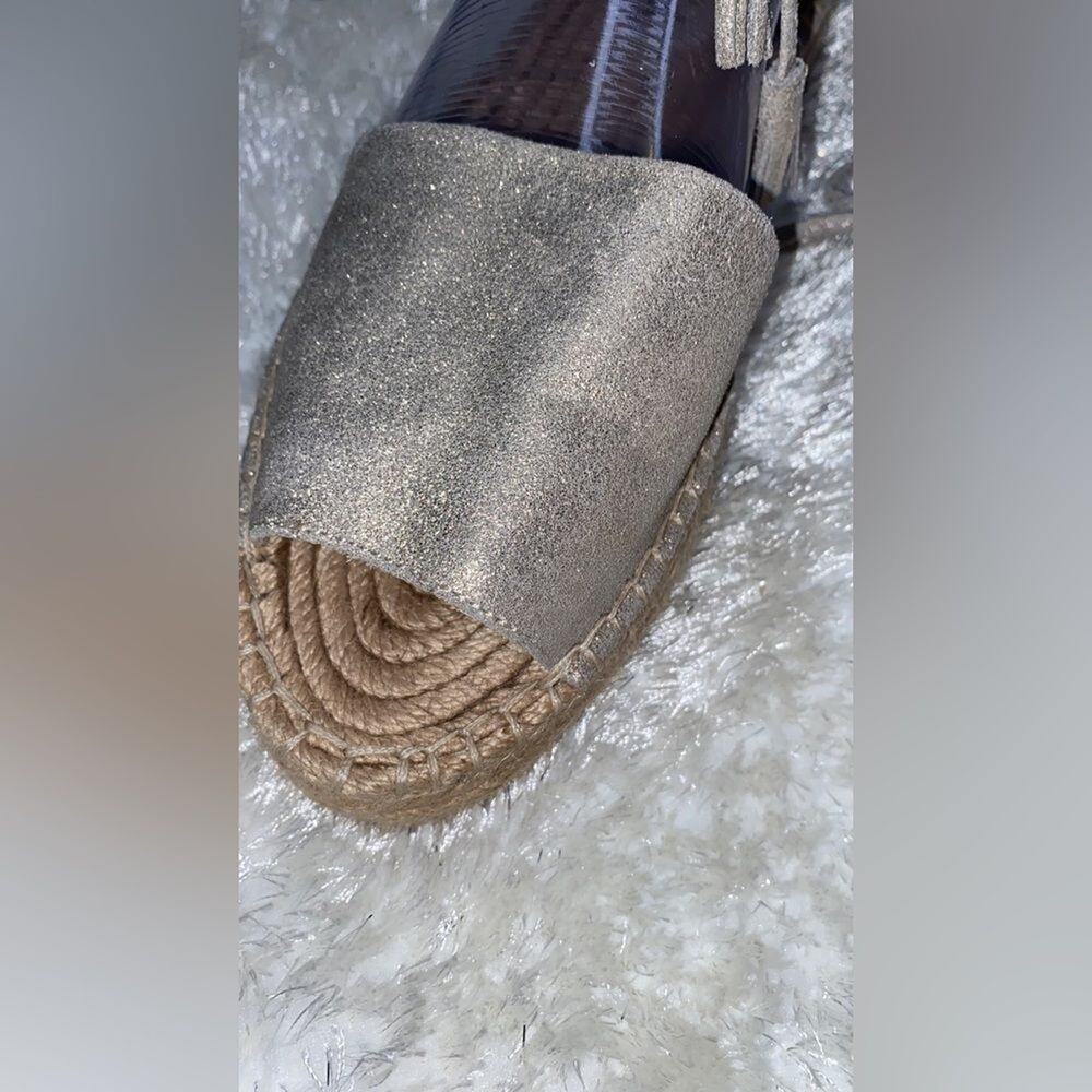 Splendid | Edna Metallic Leather Espadrilles - Picture 7 of 11